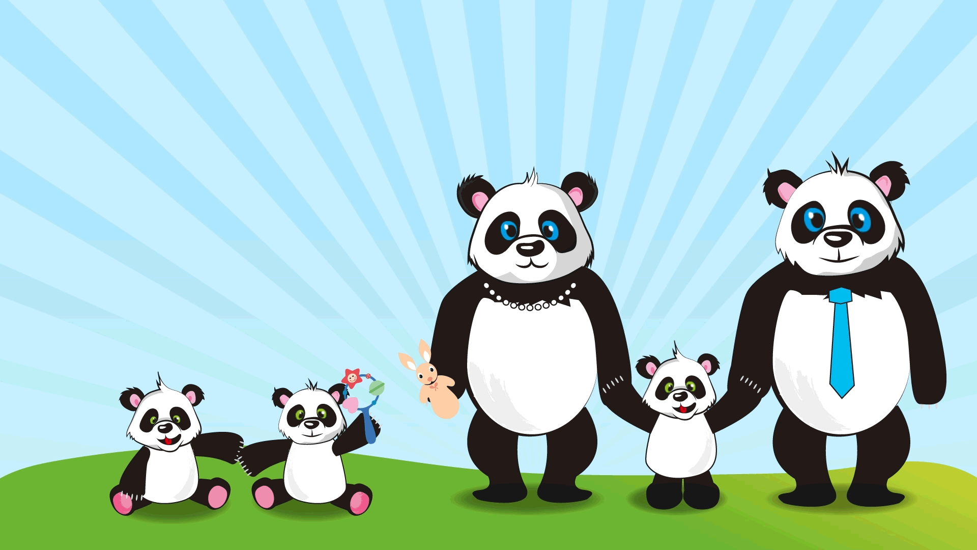 Les p'tits pandas vous présentent LuckyServices pour vos garde d'enfants à domicile
